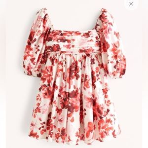 Emerson Ruched Puff Sleeve Mini Dress